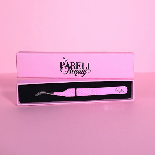 45 degree tweezer pink